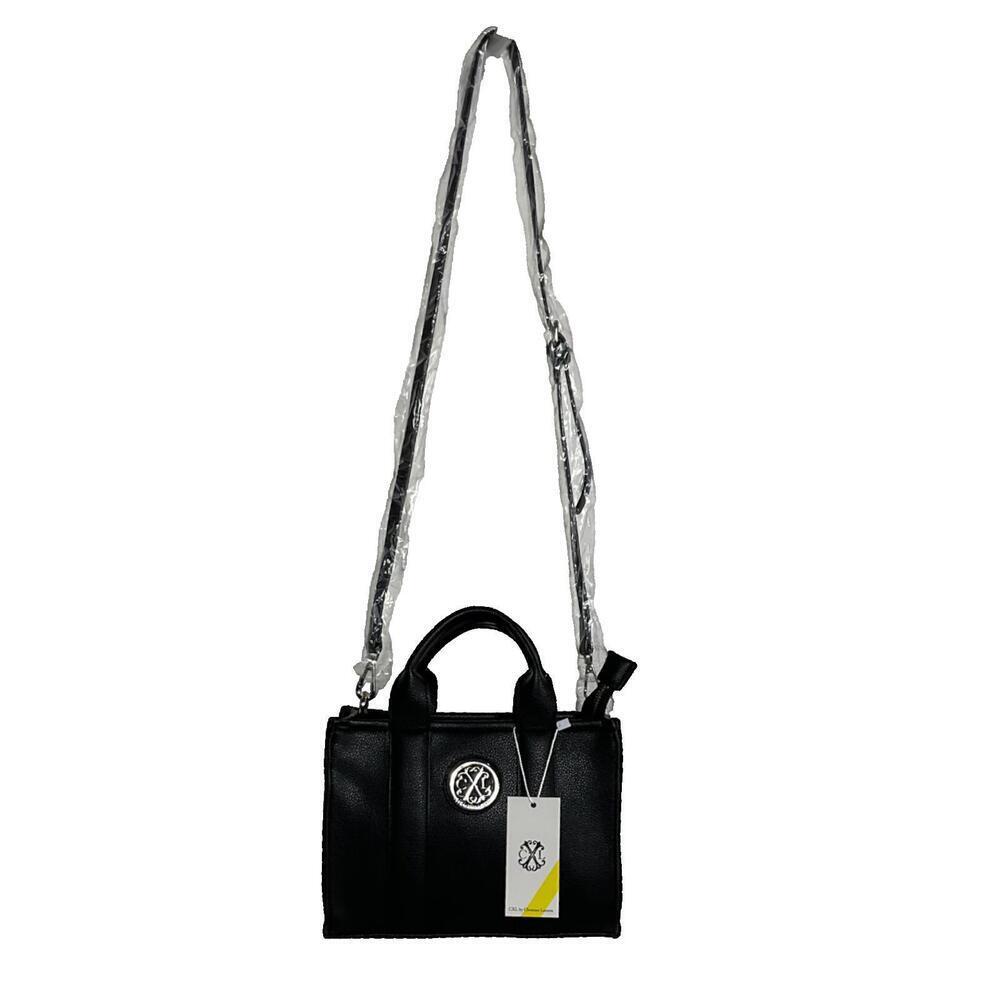 CXL by Christian Lacroix Vally Pebble Small Structured Satchel (Black, NWT) - Picture 3 of 4